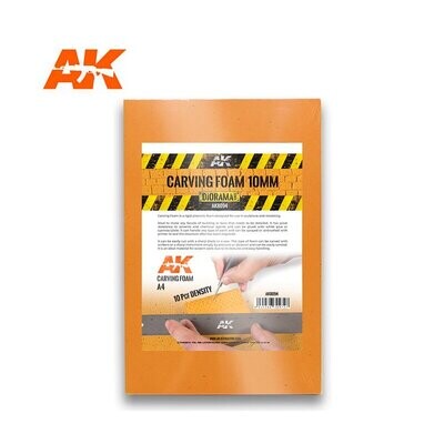 AK-8094-Carving-Foam-10mm-A4-(305x228mm) - AK Interactive