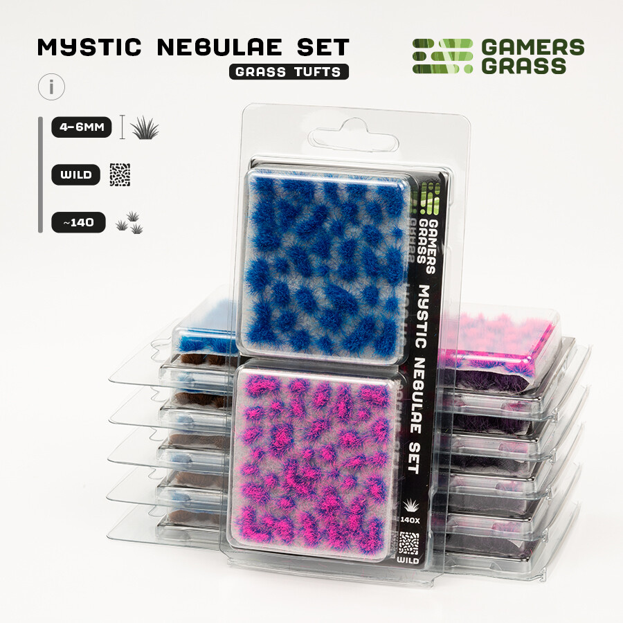 Mystic Nebulae Set Tufts - Gamers Grass Mystic Nebulae Set Tufts - Gamers Grass