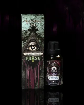 Villainy Ink Enamel - Carrion Crimson V3.0 (30 mL) - Grimdark Compendium