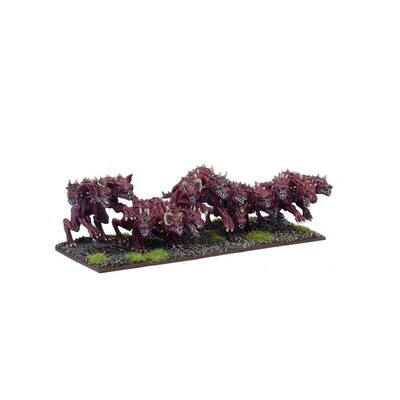 Forces of the Abyss - Hellhound Troop (5) - Kings of War - Mantic Games Forces of the Abyss - Hellhound Troop (5) - Kings of War - Mantic Games