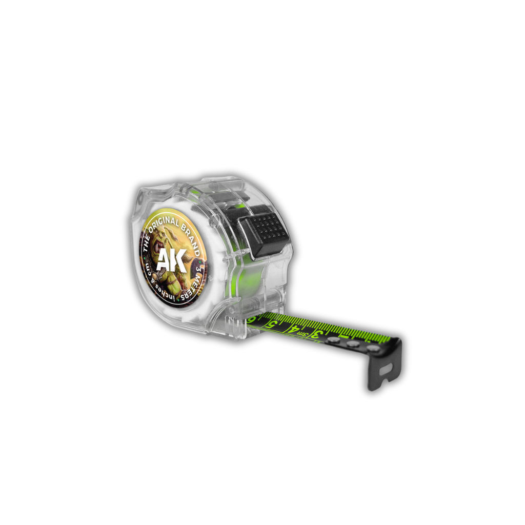 AK Flexometer 3m Wargame - Massband Measuring Tape - AK Interactive