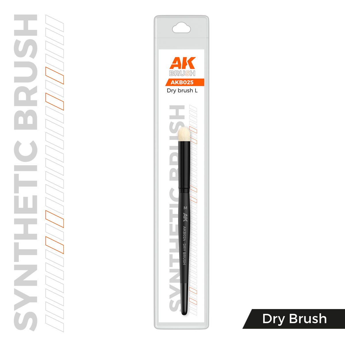 AK SYNTHETIC DRY BRUSH – L - AK Interactive