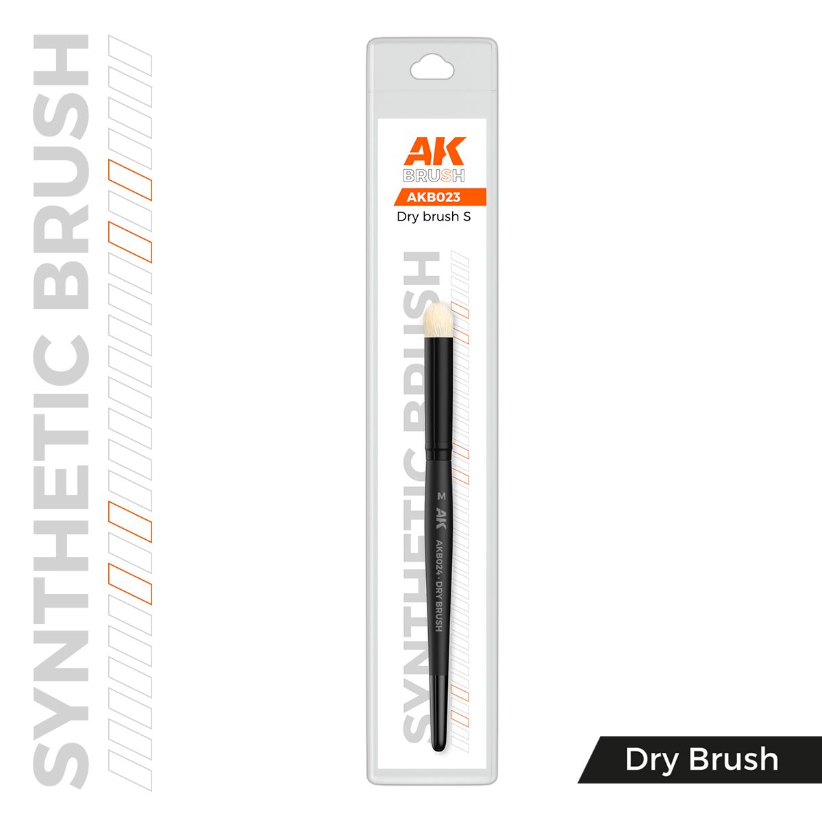 AK SYNTHETIC DRY BRUSH – S - AK Interactive