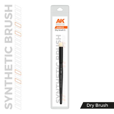 AK SYNTHETIC DRY BRUSH – S - AK Interactive