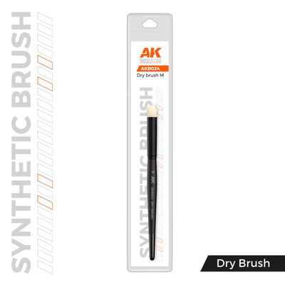 AK SYNTHETIC DRY BRUSH – M - AK Interactive