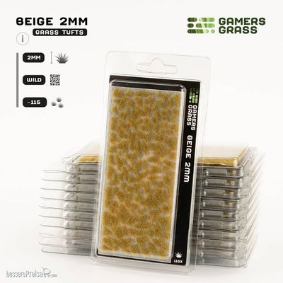 Gamers Grass GG2-BEI - Beige 2mm Tufts  - Gamers Grass