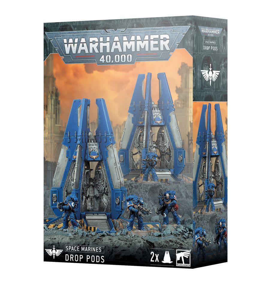 Drop Pods Landungskapseln - Warhammer 40.000 - Games Workshop Drop Pods Landungskapseln - Warhammer 40.000 - Games Workshop