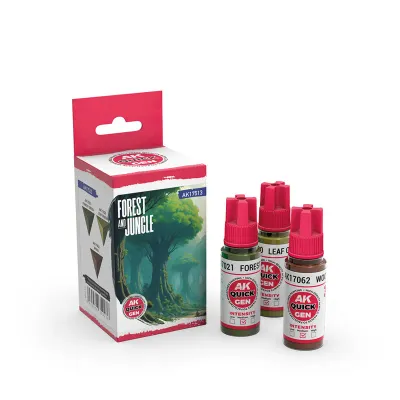 Forest & Jungle 3 x 18mL (Quick Gen Set) - AK Interactive