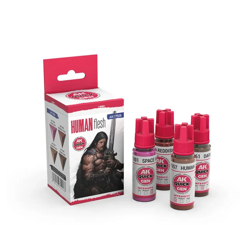 Human Flesh x 18mL (Quick Gen Set) - AK Interactive