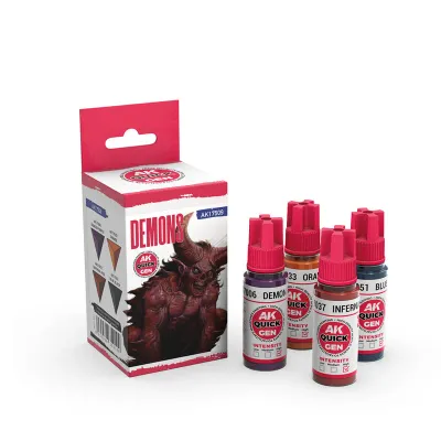 Demons 4 x 18mL (Quick Gen Set) - AK Interactive