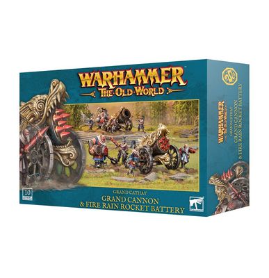 MO: Großkanone & Feuerregen-Raketenbatterie - Grand Cannon Fire Rain Rocket Battery - Großkaiserreichs Cathay - Warhammer the Old World - Games Workshop