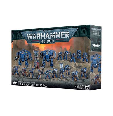 Streitmacht der Space Marines: Einsatzverband Stählerner Stern Battleforce Iron Halo Strike Force - Space Marines - Warhammer 40.000 - Games Workshop Streitmacht der Space Marines: Einsatzverband Stählerner Stern Battleforce Iron Halo Strike Force - Space Marines - Warhammer 40.000 - Games Workshop