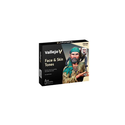 Face & Skin Tones Paint Set Farbset - Vallejo Model Color - Giraldez - Farben
