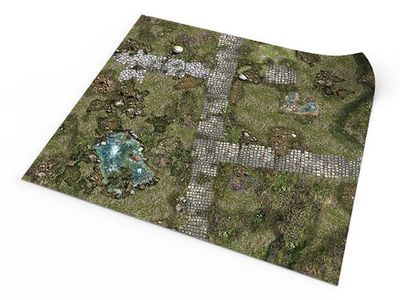 Treasure Land 48”x48” / 122x122 cm - mat for wargames  - Playmats Spielmatte