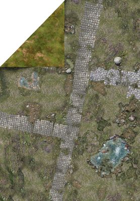 Treasure Land 72”x48” / 183x122 cm - mat for wargames- Playmats Spielmatte
