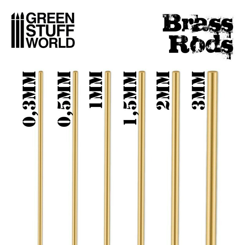 Pinning Brass Rods 2mm - Greenstuff World Pinning Brass Rods 2mm - Greenstuff World