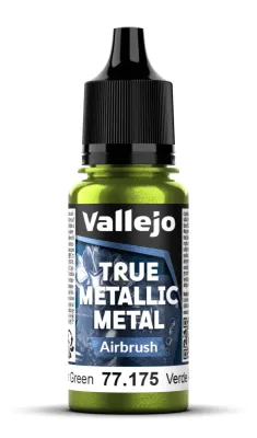 Amber Green 18 ml - True Metallic Metal Airbrush - Vallejo