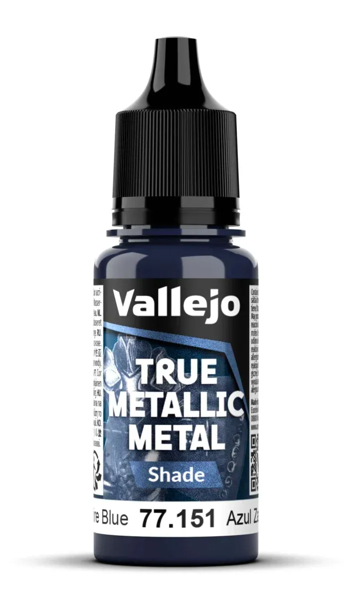 Sapphire Blue 18 ml - True Metallic Metal Shade - Vallejo Sapphire Blue 18 ml - True Metallic Metal Shade - Vallejo