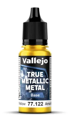Radiant Yellow 18 ml - True Metallic Metal Base - Vallejo
