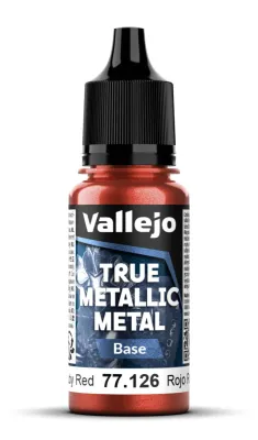 Ruby Red 18 ml - True Metallic Metal Base - Vallejo