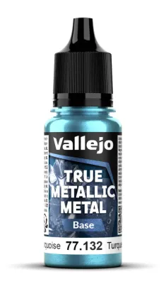 Hydra Turquoise 18 ml - True Metallic Metal Base - Vallejo
