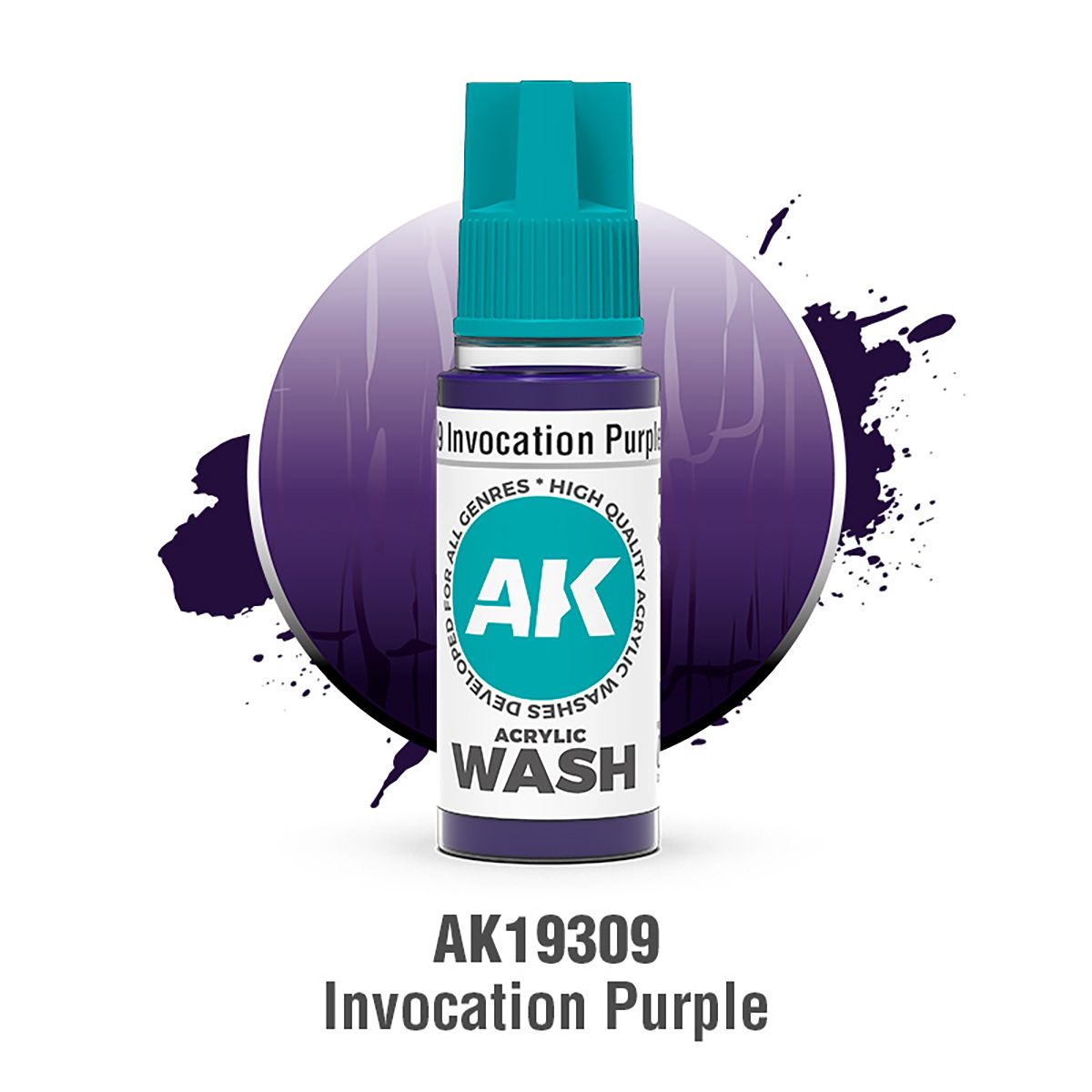 INVOCATION PURPLE – ACRYLIC WASH - AK Interactive