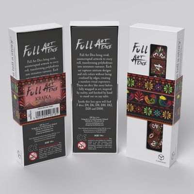 Full Art Dice™ Set: Krajka - 7-Die-Set - Q-Workshop