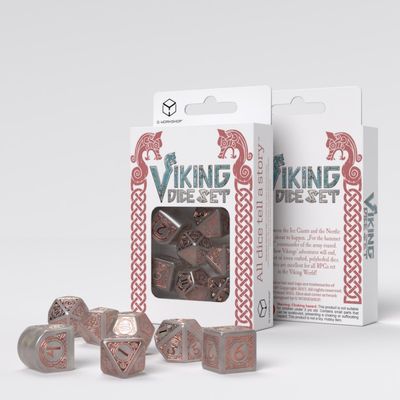 Viking Modern Dice Set: Niflheim (7) - Q-Workshop