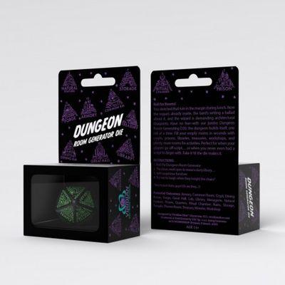 Dungeon Generator Die: Black&Green - Q-Workshop