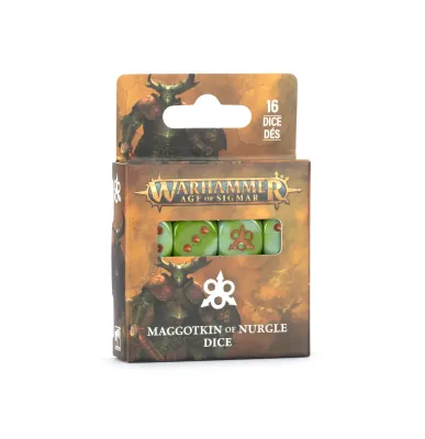 Warhammer Age of Sigmar - Dice Set: Maggotkin of Nurgle - Games Workshop