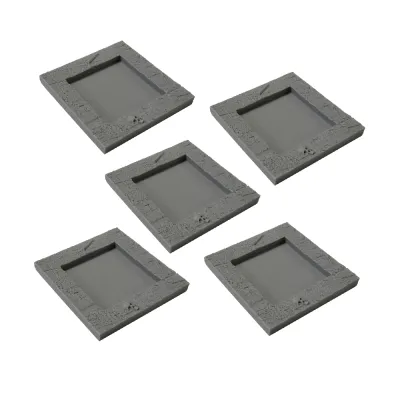 Kings of War Kings of War Heavy Infantry Hero Base Converters (25mm to 40mm) - Mantic Games Kings of War Kings of War Heavy Infantry Hero Base Converters (25mm to 40mm) - Mantic Games