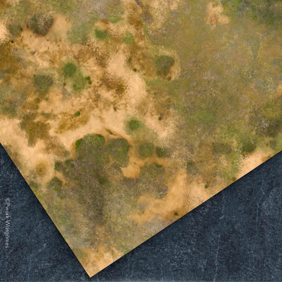 Mediterranean- 3'x3' - Wargames Terrain Mat - Rubber Neoprene - PWork Wargames Spielmatte