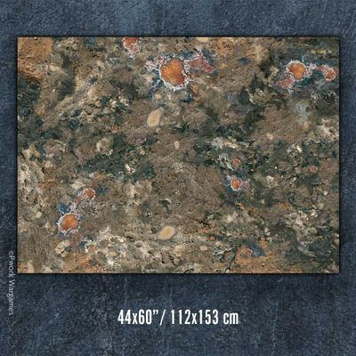 Trench Warfare 4x6 - Wargames Terrain Mat - Rubber Neoprene - PWork Wargames Spielmatte
