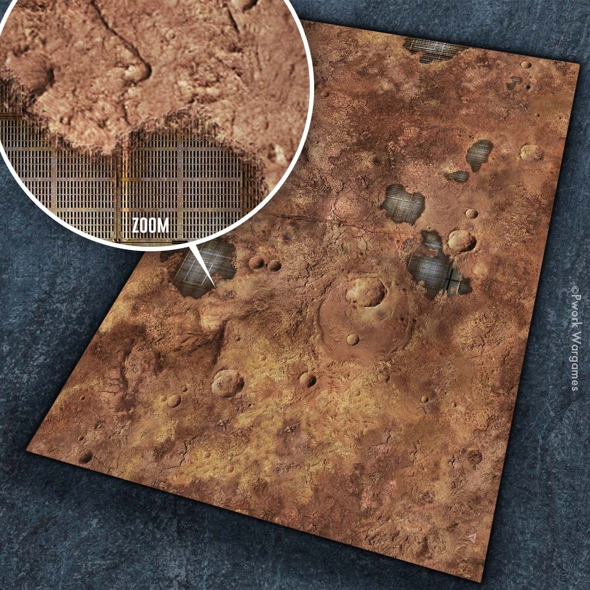 Total Recall 4x6 - Wargames Terrain Mat - Rubber Neoprene - PWork Wargames Spielmatte