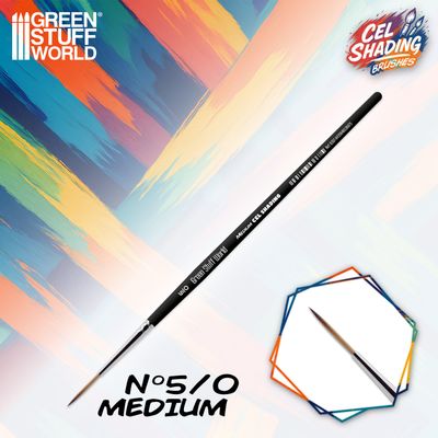 Synthetic Cel Shading Brush 5/0 - Pinsel - Greenstuff World