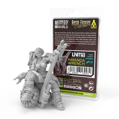 UNIT9 figures - Amanda Wrench 54mm - Greenstuff World