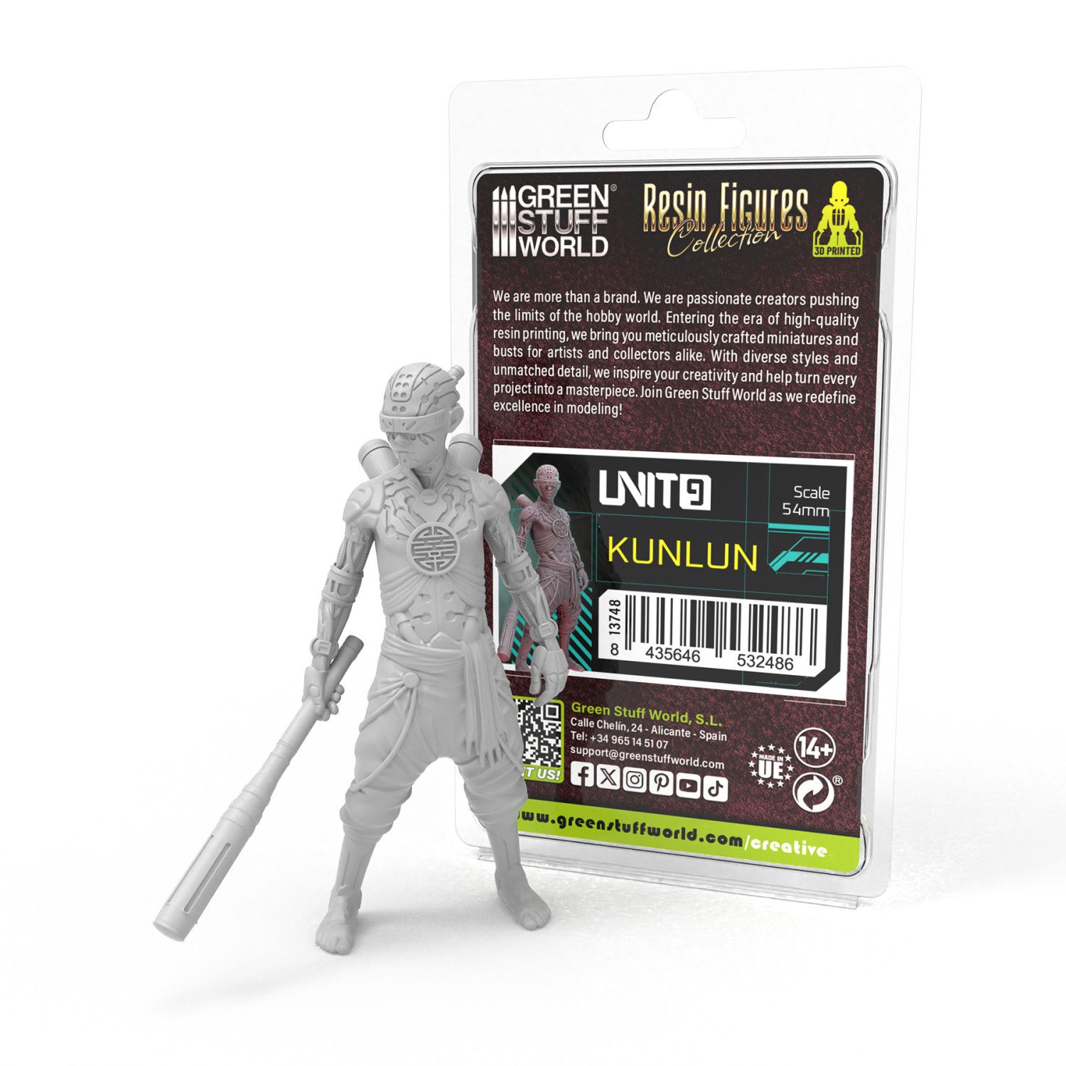 UNIT9 figures - Kunlun 54mm - Greenstuff World