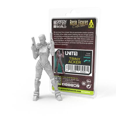 UNIT9 figures - Triny Acker 54mm- Greenstuff World