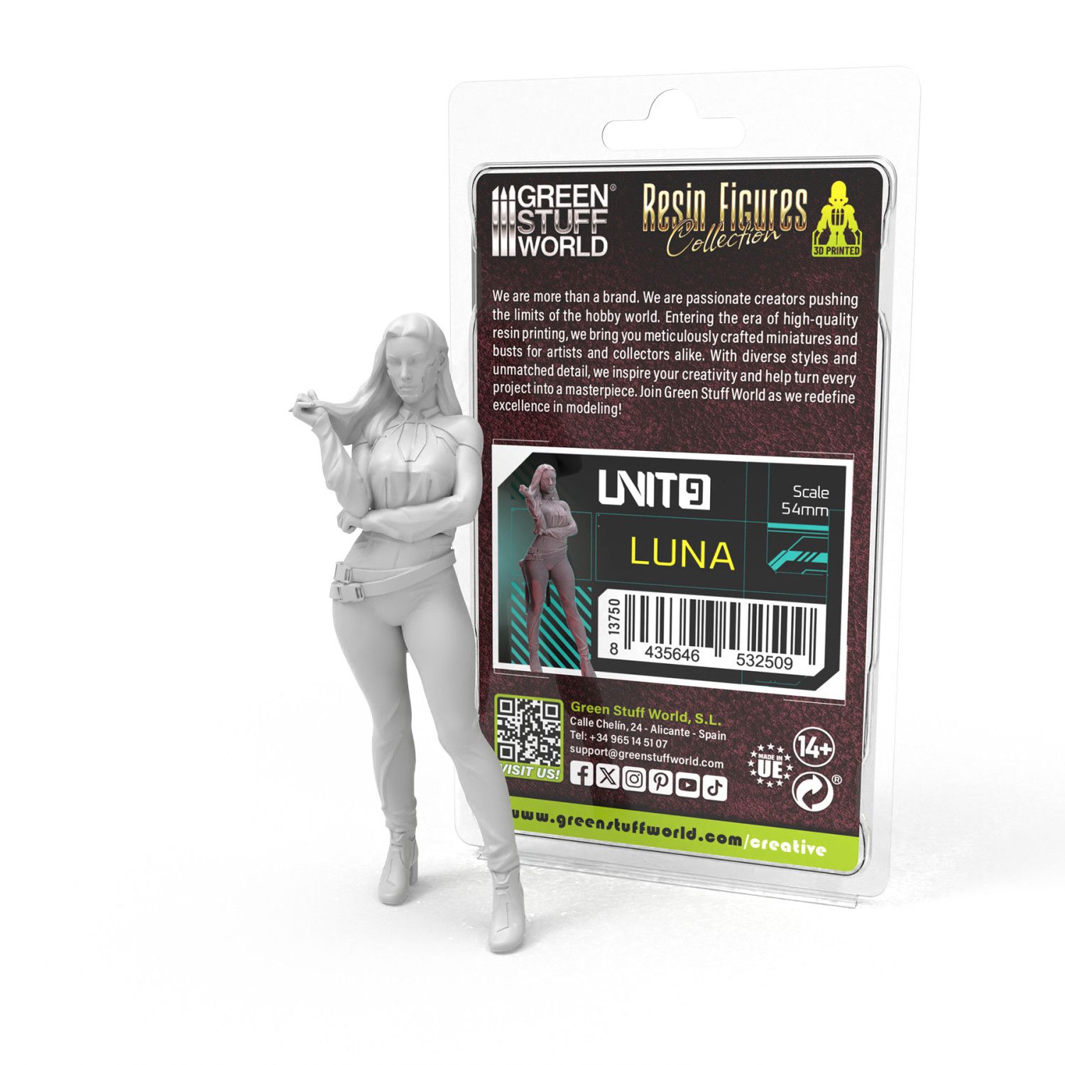 UNIT9 figures - Luna 54mm - Greenstuff World