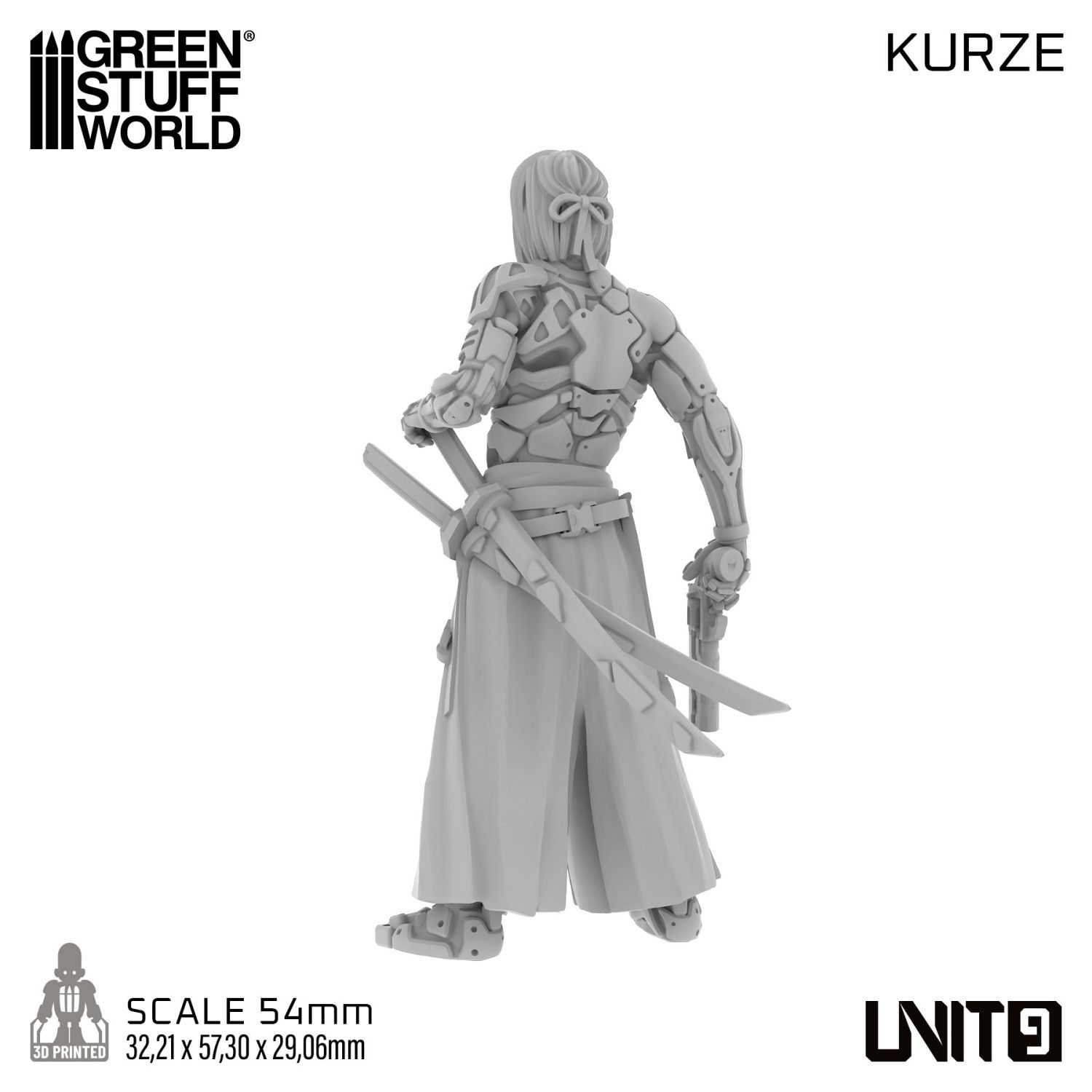 UNIT9 figures - Luna 54mm - Greenstuff World UNIT9 figures - Luna 54mm - Greenstuff World