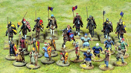Crusader Mixed (Mounted And Foot) Starter Warband (4 points) - SAGA Age of Crusades
