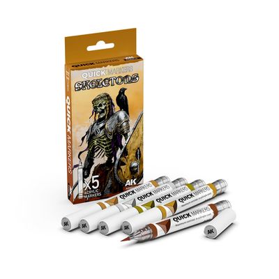 AK Quick Marker Skeletons Set - AK Interactive