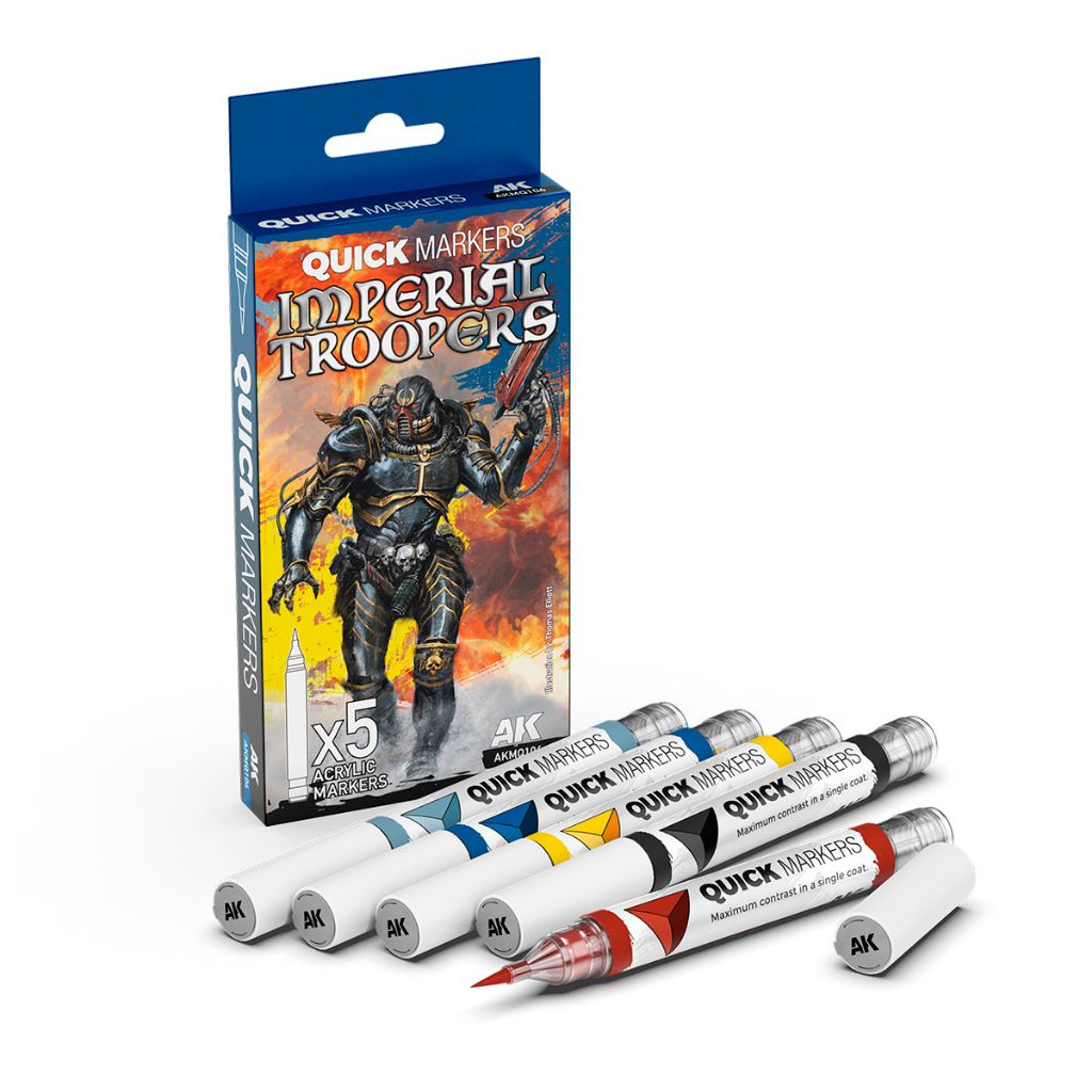 AK Quick Marker Imperial Troopers Set - AK Interactive