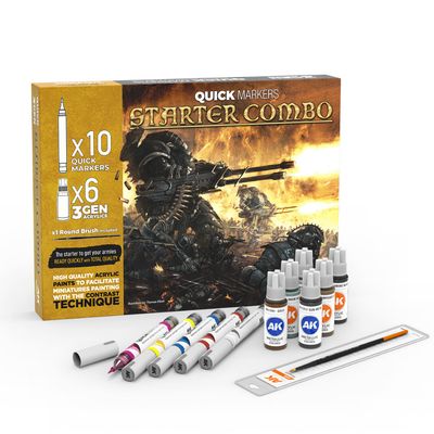 Starter Combo Quick Markers + 3Gen Set - AK Interactive