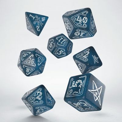 Call of Cthulhu Abyssal & white Dice Set - Q-Workshop