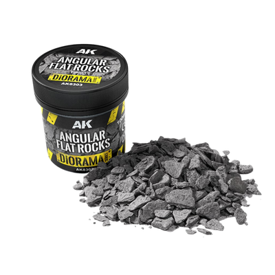 Angular Flat Rocks - 100ml - Diorama - AK Interactive