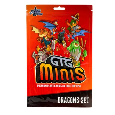 GTG Minis Elemental Dragons Set