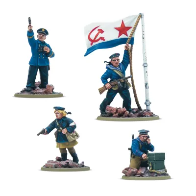 Soviet Naval Brigade HQ - Bolt Action - Warlord Games