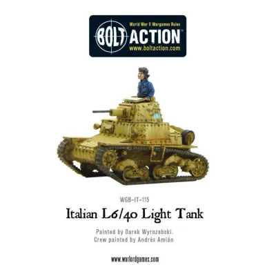 Italian L6/40 Light Tank - Allies - Bolt Action - Warlord Games Italian L6/40 Light Tank - Allies - Bolt Action - Warlord Games