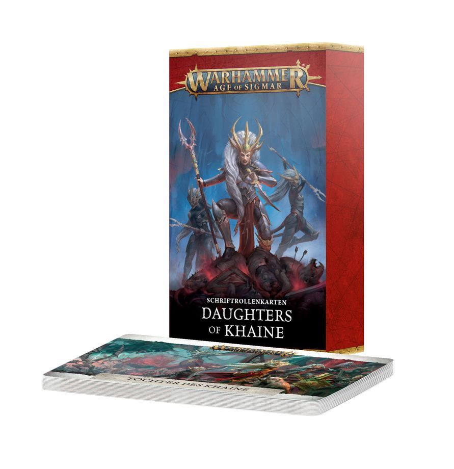 Schriftrollenkarten: Daughters of Khaine - Warhammer Age of Sigmar - Games Workshop Schriftrollenkarten: Daughters of Khaine - Warhammer Age of Sigmar - Games Workshop